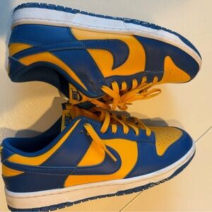 Nike Royal Blue and Gold Sneakers